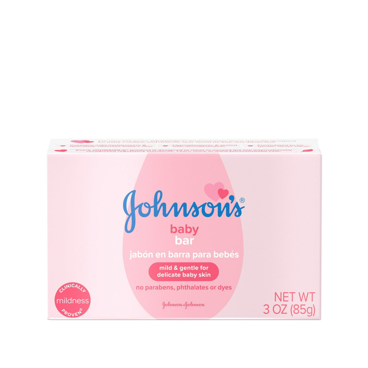 Johnsons Baby Soap Bar For Face And Body, Gentle Fragrance - 3 Oz